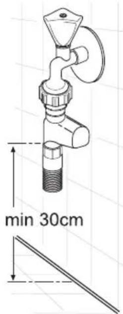 min 30cm