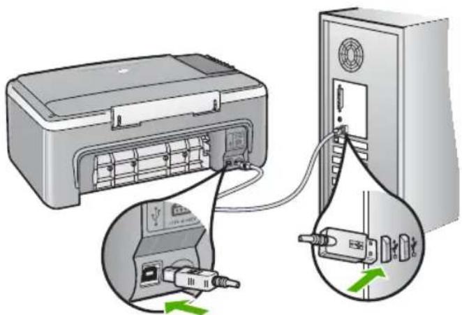 HP Deskjet F375 - Oplossing - 1