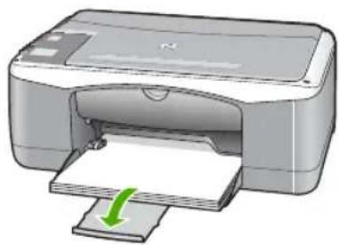HP Deskjet F375 - Papier van volledig formaat plaatsen - 5