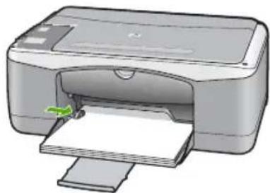 HP Deskjet F375 - Papier van volledig formaat plaatsen - 4