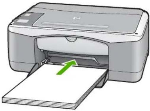 HP Deskjet F375 - Papier van volledig formaat plaatsen - 2