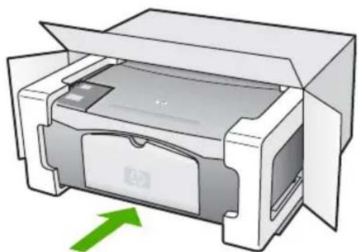 HP Deskjet F375 - Zo verpakt u de HP All-in-One - 1