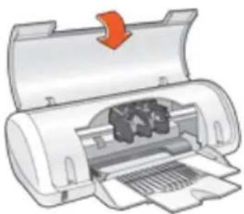 HP Deskjet D1460 - De papierlade uitklappen - 3