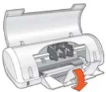 HP Deskjet D1460 - De papierlade uitklappen - 2