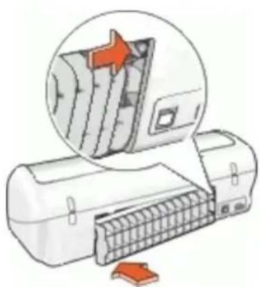 HP Deskjet D1460 - Een papierstoring verhelpen - 2
