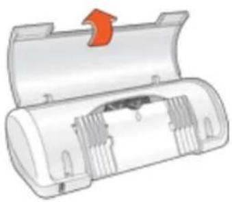 HP Deskjet D1460 - De papierlade uitklappen - 1