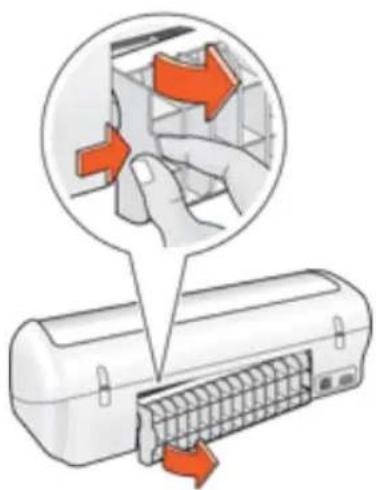 HP Deskjet D1460 - Een papierstoring verhelpen - 1