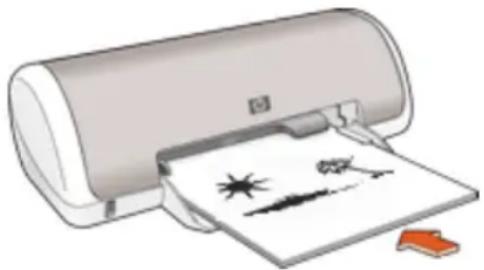 HP Deskjet D1460 - Een dubbelzijdig document afdrukken - 1
