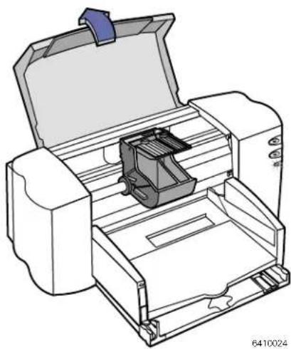 HP Deskjet 880C - Stap 4: Inktpatronen installeren - 2