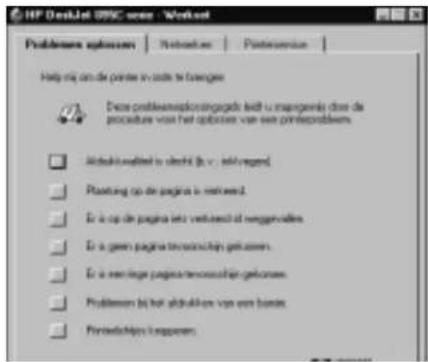 HP DeskJet 896 software - Workout Problemers optensen Internet Pasteuser Help me on de pointe in oide te fonges This problemers optensenpade kelt u mangerie dose de procedure voor het optensen van een printeproblems Aldakulvaleld is oichte (b.v. aldverge) Plaating op de pagina is metwend Er is op de pagina te versteel af reggevalies Er is geen pagina te voetslochij geleomen Er is een lage pagina te voetslochij geleomen Problemen bij het aldakulven van een basen Pretedachtjes repreven
