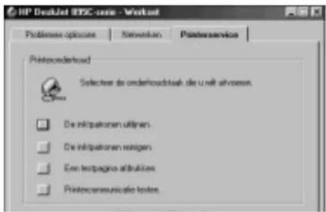 HP Deutsel BESC - Series - Workout Problemous options Retrieving Printerservice Printsorderhead Selecter de onderhoudrodek die u uit afvoren. De inkpatoren utilaren. De inkpatoren reisigen. Eco leistpagina aftrakties. Printersemunicatie fontes.
