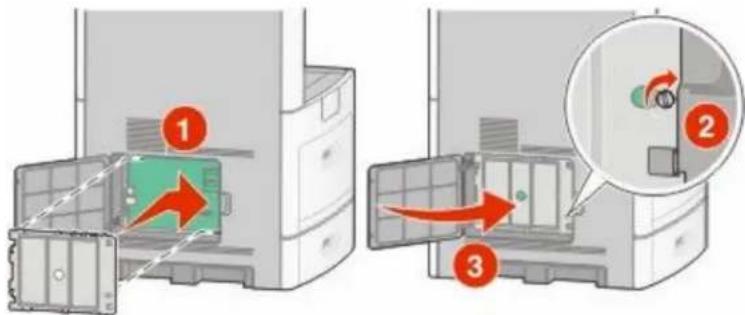 TOSHIBA E-Studio 530S - Een flashgeheugenkaart of firmwarekaart installeren - 5