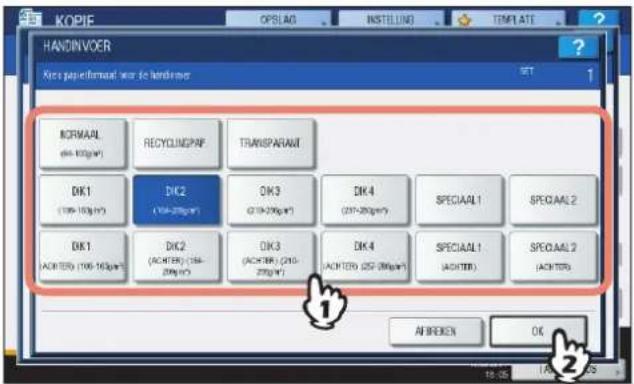 KOPIE OPSLAG INSTITUNG TOMI ATE HANDINVOER Kies paupermaat voor de handinvoer SET 1 NORMAAL (40-100 gm) RECYCLINGPAF TRANSPARAM DK1 (100-150 gm) DK2 (100-200 gm) DK3 (200-250 gm) DK4 (250-300 gm) SPECIAL1 SPECIAL2 DK1 (ACHTER) (100-150 gm) DK2 (ACHTER) (150-200 gm) DK3 (ACHTER) (200-250 gm) DK4 (ACHTER) (250-300 gm) SPECIAL1 (ACHTER) SPECIAL2 (ACHTER) AI BRIKEN OK 1 2