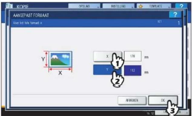 TOSHIBA E-Studio 4540C - Plaats het volgende origineel en druk vervolgens op [VOLGENDE KOPIE] op het aanraakscherm of op de [START] toets op het bedieningspaneel. - 2