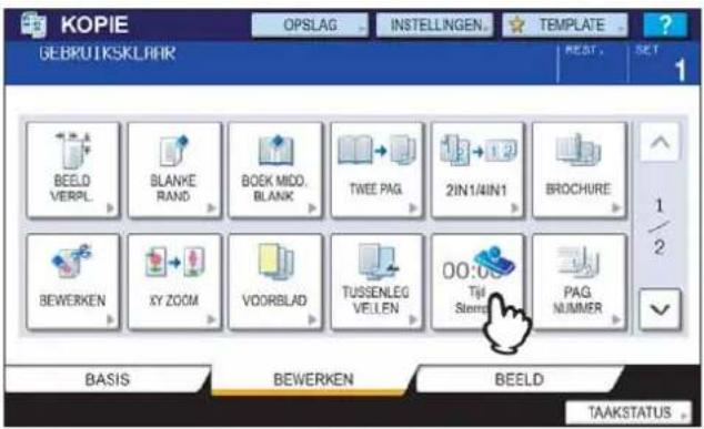 KOPIE GEBRUTKSKLHR OPSLAG INSTELLINGEN... TEMPLATE ? 1 BEELED VERPL. BLANKE RAND BOEK MIDD, BLANK TWEE PAG. 2IN1/4IN1 BROCHURE BEWERKEN XY ZOOM VOORBLAD TUSSENLEG VELLEN 00:00 Tijl Stenzo PAG NUMMER BASIS BEWERKEN BEELD TAAKSTATUS