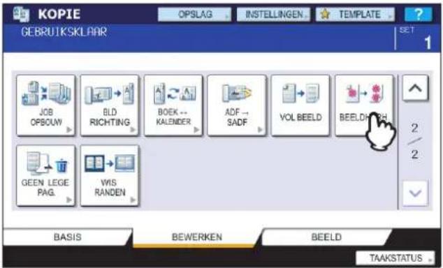 KOPIE OPSLAG INSTELLINGEN TEMPLATE GEBRUIKSKLAAR SET 1 JOB OPBOUW BLD RICHTING BOEK KALENDER ADF SADF VOL BEELD BEELDH 2/2 GEEN LEGE PAG. WIS RANDEN BASIS BEWERKEN BEELD TAAKSTATUS