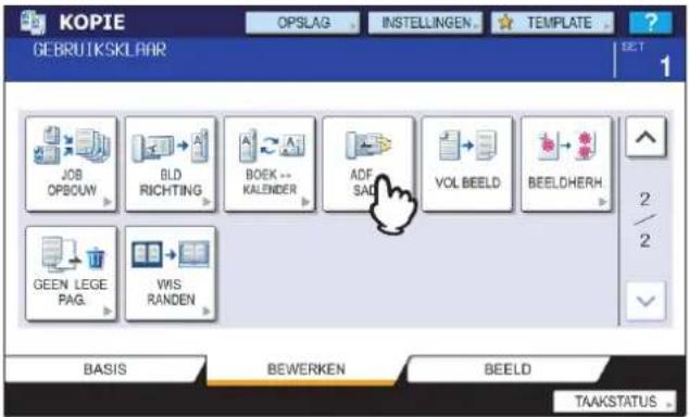 KOPIE GEBRUIKSKLAAR OPSLAG INSTELLINGEN TEMPLATE BET 1 JOB OPBOUW BLD RICHTING A BoEK KALENDER ADF SAD VOL BEELD BEELDERH 2 2 GEEN LEGE PAG. VIS RANDEN BASIS BEWERKEN BEELD TAAKSTATUS
