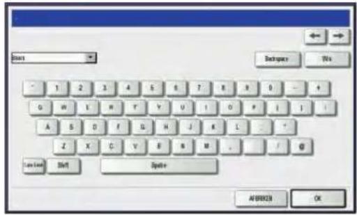 TOSHIBA E-studio 2540C - Letters instellen - 1