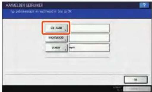 AAMELDEN GEBRIJKER To gebruikenstraam en wachwood in: Disk op OK GEB-SAAB WACHWOOD CUREB OK