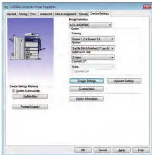 TOSHIBA E-studio 2540C - Printerstuurprogramma instellen - 1
