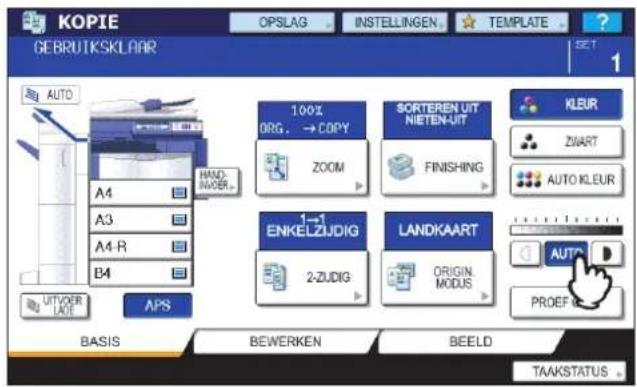 KOPIE GEBRUTKSKLAAR AUTO A4 A3 A4-R B4 100% ORG. → COPY ZOOM SORTEREN UIT NIETEN-UIT FINISHING 1→1 ENKELZUDIG 2-ZUDIG LANDKAART ORIGIN. MODUS KLEUR ZWART AUTO KLEUR AUTO PROEFIC BASIS BEWERKEN BEELD TAAKSTATUS