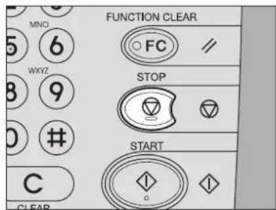 TOSHIBA E-Studio 2330c - ☐ Kopiëren stoppen en opnieuw starten - 1