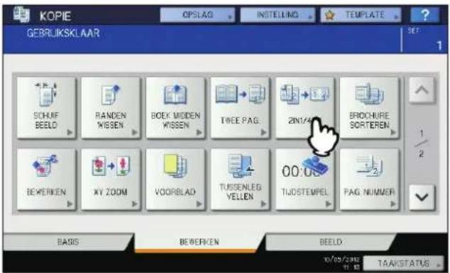 KOPIE GEBRIJKSKLAAR OPSLAG INSTELLING TEMPLATE SET 1 SCHURF BEELD RANDEN WISSEN BOEK MODEN WISSEN THREE PAG. 2IN/4 BROCHURE SORTEREN BEWERKEN XY ZOOM VOORBLAD TUSSENLEG Yellen 00:00 TUJSTEMPEL PAG. NUMMER BASIS BEWERKEN BEELD 10/09/2002 TAAKSTATUS