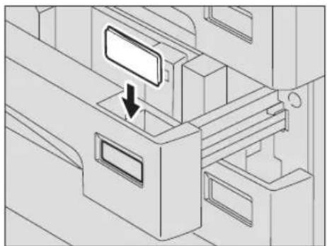TOSHIBA E-STUDIO 237 - Verander de papierformaatindicator zodat deze overeenkomt met het papierformaat in de lade. - 1