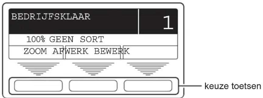 BEDRIJFSKLAAR 100% GEEN SORT ZOOM AFWERK BEWERK keuze toetsen