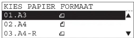 KIES PAPIER FORMAAT 01.A3 02.A4 03.A4-R