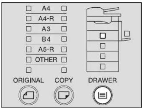 A4 A4-R A3 B4 A5-R OTHER ORIGINAL COPY DRAWER