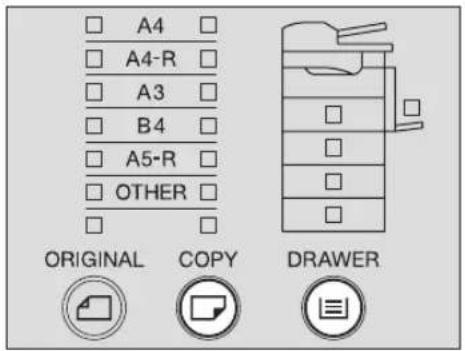 A4 A4-R A3 B4 A5-R OTHER ORIGINAL COPY DRAWER