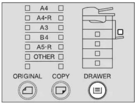 A4 A4-R A3 B4 A5-R OTHER ORIGINAL COPY DRAWER