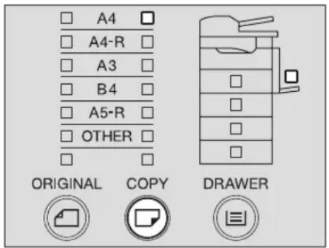 A4 A4-R A3 B4 A5-R OTHER ORIGINAL COPY DRAWER