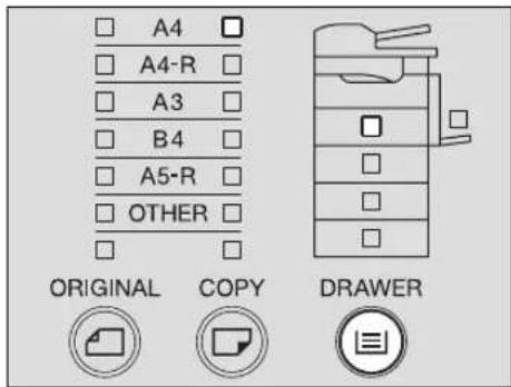 A4 A4-R A3 B4 A5-R OTHER ORIGINAL COPY DRAWER