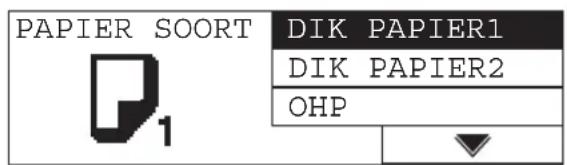 PAPIER SOORT DIK PAPIER1 DIK PAPIER2 OHP