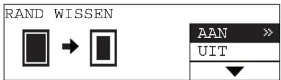 RAND WISSEN AAN >> UIT