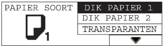 PAPIER SOORT DIK PAPIER 1 DIK PAPIER 2 TRANSPARANTEN