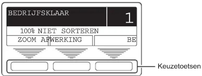 BEDRIJFSKLAAR 1 100% NIET SORTEREN ZOOM AFWERKING BE Keuzetoetsen