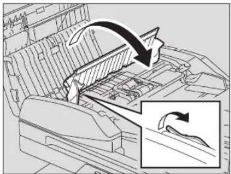 TOSHIBA E-studio 225 - Papierstoringen in het Automatisch documentinvoersysteem met omkeerinrichting (optie) (onder) / Automatisch documentinvoersysteem (optie) (onder) - 10