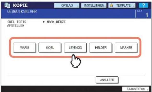 TOSHIBA E-STUDIO 2020c - Selecteer de afdrukkwaliteit. - 1