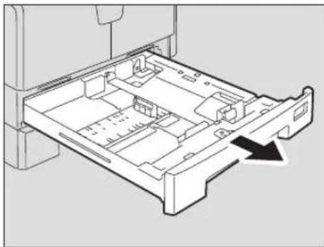 TOSHIBA e-studio 163 - Papier in laden plaatsen - 1