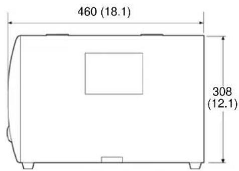 TOSHIBA B-SX4T - Afmetingen - 2