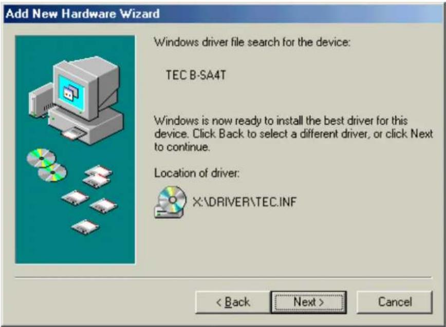 TOSHIBA B-SX4T - Windows 98/Me - 6