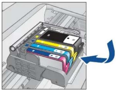 HP Photosmart Wireless B110 - De cartridges vervangen - 2