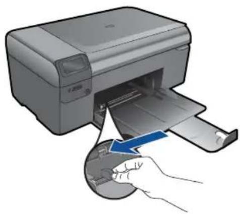 HP Photosmart Wireless B110 - Papier met volledig formaat laden - 1