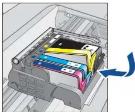 HP Photosmart Wireless B110 - De cartridges vervangen - 5