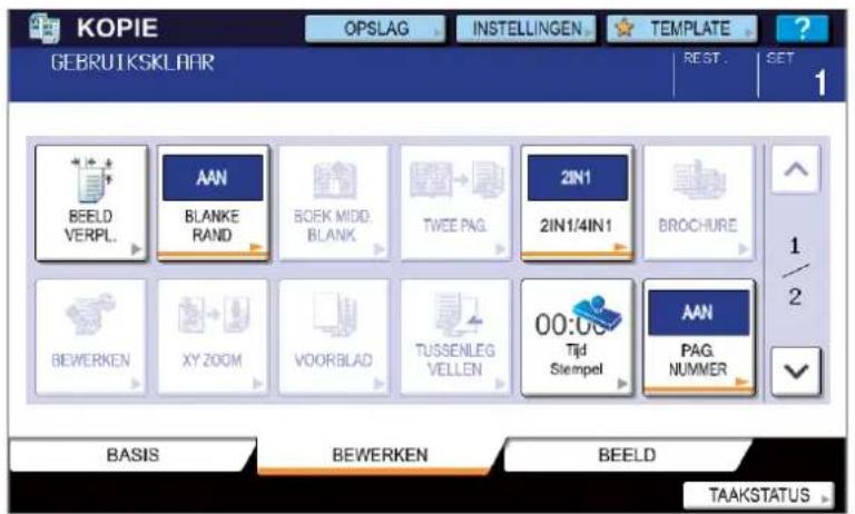 TOSHIBA E-Studio 855 - Geselecteerde functies wissen - 1