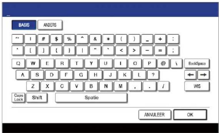 TOSHIBA E-Studio 855 - Karakters invoeren - 1