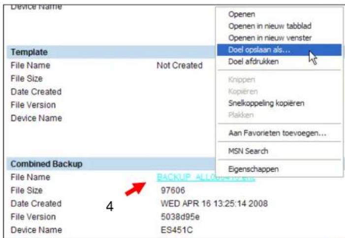 TOSHIBA E-Studio 855 - – All Data Backup maken - 3
